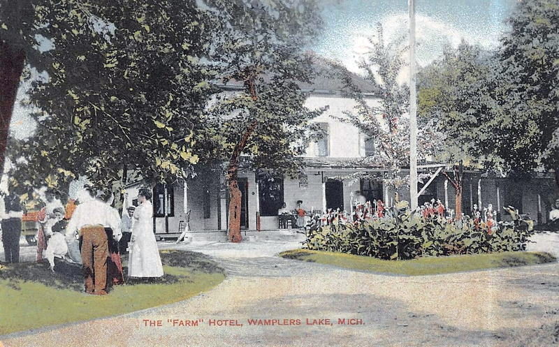 Farm Hotel - Vintage Postcard